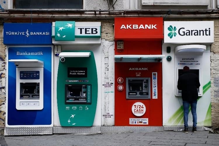 دستگاه خود پرداز یا ATM در ترکیه